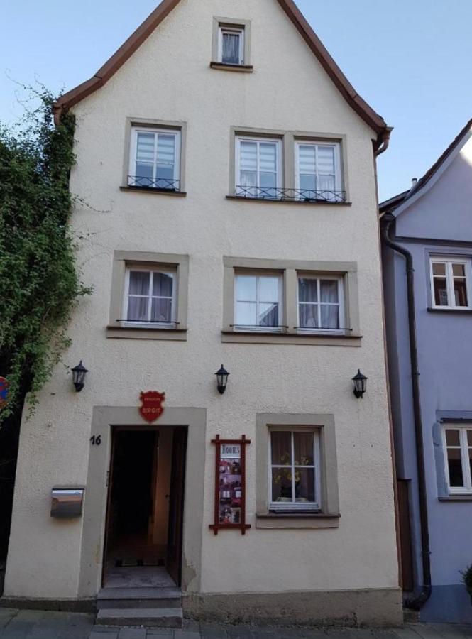 Pension Birgit Rothenburg ob der Tauber Exterior foto